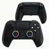 Adecuado para mando de juego Bluetooth Ps5, con luz RGB, programación de macros, cubierta magnética, compatible con mando de juego nativo de Ps5