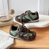Zapatillas de entrenamiento alemanas de color block retro de nicho para mujer Otoño 2026, zapatos casuales cómodos, zapatillas deportivas versátiles que aumentan la altura