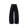 Yidao Vintage 2026 Otoño Nuevo Estilo Americano Moderno Retro Holgado Versátil Pierna Ancha Color Crudo Corte Curvo Jeans para Hombre