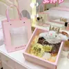 Colgante de Bolsa de la Fortuna Dorada con Peluche de Conejo de Orejas Largas, Lazo, Adorno de Vestido de Princesa, Regalo de San Valentín