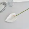 Flor Artificial de Lótus Guanyin Impressa em 3D Antúrio Flor de Casamento Decoração de Casa Arranjo de Flores Adereços de Fotografia