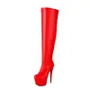 Nuevas Botas Elásticas Ajustadas Botas Europeas y Americanas Hasta la Rodilla Botas de Plataforma con Suela Gruesa Botas de Tacón Alto para Discoteca 4-47 Tallas Grandes Botas de Exportación