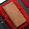 Cartera de Lujo Sense para Hombre Cartera Larga para Hombre Costura Cartera Personalizada para Hombre Múltiples Tarjetas Moda Casual Cartera para Traje