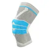 Joelheiras de ciclismo esportivo suporte de mola de silicone proteção joelheiras de malha respirável corrida basquete joelheiras antiderrapantes