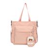Bolso de tela de nailon para estudiantes transfronterizos, bolso de hombro de moda, bolso de mano impermeable, bolso de mensajero informal de moda, bolso de mano