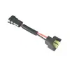 Arnés de Conversión de Macho a Hembra Enchufe de Relé Portalámparas Línea H4H7H8H119005 Cable de Enchufe para Faro de Coche