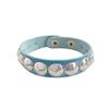 [Directo de Fábrica] Pulsera de cuero punk de personalidad no convencional europea y americana con picos redondos, joyería, pulsera de cuero, pulsera