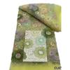 Vestido Europeo y Americano Plisado Flor 3D Lentejuelas Encaje de Malla Tela Encaje de Lentejuelas Nupcial