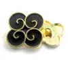 Venta al por mayor de fábrica punto metal aleación aceite moda cara sonriente botón personalidad pie alto botón para coser a mano ferretería joyería