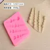 4 até mesmo molde de silicone pérola desenhos animados diy assando chocolate flip açúcar mousse cake decoração molde gesso
