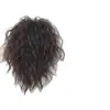 Postizo de moño rizado latinoamericano para mujer, moderno y a la moda, moño voluminoso de corona alta, postizo de extensión de cabello