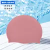 Touca de Natação de Silicone Super Elástico Adulto para Natação ao Ar Livre Confortável e Durável Cobertura de Natação à Prova D'água Proteção de Orelha Touca Antiderrapante
