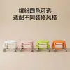 Taburete Móvil Pequeño, Resistente y Duradero, con Ruedas, Diseño Hermoso, Taburete Bajo, Taburete para Cambiarse los Zapatos, Silencioso, para Aprender a Caminar, Apto para Niños, Taburete Redondo