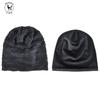 Gorro de Marca para Todas as Estações, Qualidade de Exportação, Transfronteiriço da Amazon, Unissex, Cor Sólida, Amassado, Gorro Fashion Slouchy