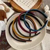 Faixa de Cabeça Tricotada Versátil Cor Pura Morandi Básica, Faixa de Cabeça de Alta Qualidade para Lavar o Rosto, Acessórios de Cabelo, Adereço de Cabeça Simples para Meninas com Elegante