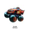 Decoración de Fiesta del Día del Niño Hot Wheels Tridimensional Globo de Película de Aluminio Decoración de Fiesta Globo con Diseño de Coche de Dibujos Animados