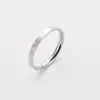 2023 comercio exterior comercio electrónico más vendido liso multicolor titanio acero oro rosa anillo simple para mujer estudiante pareja joyería