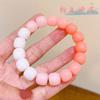Pulsera de color degradado de explosiones alrededor del dedo pulsera suave hielo a través pulsera rosa joyería de placa para estudiante para enviar joyería a novias