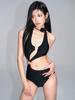 Traje de Baño de Lujo Ligero Nuevo Estilo Cool Chica Caliente Alto Sexy Vacaciones en Aguas Termales Siomatic Triángulo Moda Adelgazante Cubre Vientre para Mujer