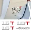 Adesivos de Carro 3D Metal Adesivos de Carro Criativo Modificado Cilindrada Adesivos de Traseira 1.8T2.0T3.0T Etiqueta V6 4Wd