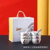 Conjunto de Tigelas e Colheres de Cerâmica Doméstica Silenciosa Chongshang Criativo Acessível Luxo Conjunto de Louças Unidade Presente de Bem-Estar Atacado