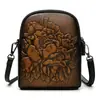 Bolso de moda de lujo ligero de alta gama para mujer, estilo chino y étnico, multicapa, adecuado para madres de mediana edad y mayores, bolso de mano para teléfono para hombro y cruzado