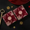 Nova Bolsa Quadrada Pequena Vermelha para Bloquear a Porta de Casamento com Caractere "Felicidade Dupla", Jogo Criativo de Boas-Vindas de Casamento Envelope Vermelho para Abrir a Porta