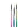 Pincel de venda quente transfronteiriço pincel de unha conjunto de nail art caneta de silicone pintada caneta em formato de rabo de peixe variedade ponto