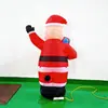 Santa Claus Inflable Transfronterizo de 6 pies con Regalo Luz LED Iluminado Modelo Inflable Modelo Inflable Navideño Decoración para el Jardín