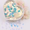 Estrellas huecas sirena flor de cerezo maquillaje de escenario infantil brillo lentejuelas diy material pegamento funda de teléfono móvil lentejuelas 10g