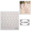 Zhengxiang Transfronterizo 2023 Pegatinas para Uñas Artísticas Repujadas 5D Dibujos Animados Ciber Rojo Amor DIY Pegatinas para Uñas Infantiles Personalizadas Venta al por Mayor
