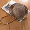 [Lote de Fábrica] Sombrero de Paja de Rafia con Encaje para Mujer Verano Protección Solar Calado Ala Ancha Borde Rizado Sombrero de Playa Estilo Caliente Transfronterizo