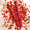 Cañón de confeti de plumas de pétalos, cañón de confeti de boda, tubo de confeti enrollado a mano, cañón de confeti accesorio para fotos de ambiente de fiesta de cumpleaños