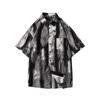 2023 Nueva Camisa para Hombre Casual Traje Personalizado Tie-dye Marca de Moda Moda Manga Corta Pantalones Cortos Conjunto de Dos Piezas para Hombre