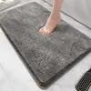 Suministro exclusivo transfronterizo de alfombrillas de baño de felpa de pelo largo altamente absorbentes, alfombrillas antideslizantes para inodoro, alfombrillas para pies de dormitorio y alfombrillas resistentes a la suciedad para puerta de entrada