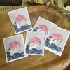 Thangka Pintado a Mano Puro Tibetano Nepalí Thangka Buda Mano Loto Tarjeta 4x5 Corazón