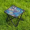 Silla plegable de exterior, silla luna de camping, mesa y silla portátiles, taburete de pesca, taburete pequeño, tumbona de playa para artista