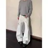 Marca Hip-Hop de Moda Ins Estilo Callejero Americano Frescos Pantalones Casuales de Pierna Recta Otoño e Invierno para Hombre Sueltos Talla Grande Pantalones de Pierna Ancha Pantalones Largos