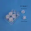 64092 Placa de Pozos de Plástico 6 pocillos 9 pocillos Placa Experimental de Múltiples Pocillos Tapón con Respiradero Bidireccional 6 pocillos 9 pocillos