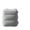 Reposapiés inflable ajustable en inclinación del fabricante en stock, reposapiés de tren de alta velocidad flocado, reposapiés de avión de viaje, reposapiés portátil para coche