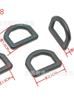 Suprimento Pronto de Fivela Plástica em Forma de D, Pingente Pentagonal Semicircular, Gancho Ajustável, Conexão para Bagagem, Leve e Resistente ao Desgaste para Uso Externo