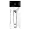 Cortauñas Individual Antisalpicaduras Personalizado Cortauñas de Acero al Carbono Cortauñas de Manicura 211 con Lima Negro Cromo Electroforético Plateado
