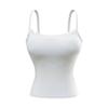 Camisola de Renda Puro Desejo Feminina com Bojo Expansível Reunião de Seios Revelador de Seios Grande Slim Fit Top Interno