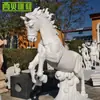 Escultura de Piedra Escultura de Caballo Caballo Dragón Despegando Escultura de Piedra Caballo al Éxito Caballo Galopante Pegaso Escultura de Piedra Animal Grande Adornos Decorativos