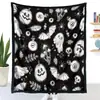 Manta para colorear de Halloween, manta colorida hecha a mano DIY, exclusiva hecha a mano transfronteriza