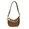 Bolso tipo dumpling texturizado de moda para mujer 2026 nuevo otoño/invierno sensación de alta gama bolso de un solo hombro bolso cruzado retro elegante para mujer