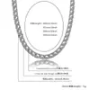 Espina Europea y Americana 10mm Completa de Diamante Cadena Cubana Hip Hop Unisex Pulsera de Personalidad de Nicho Accesorios al por Mayor