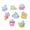 Pez payaso de playa luminoso de dibujos animados explosivos accesorios de resina funda de teléfono DIY pegamento de crema cargador carcasa protectora cabello