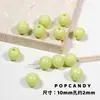 Cuentas Redondas de Colores Accesorios para Joyería DIY Cuentas Sueltas Hechas a Mano Arcoíris Color Completo Crema 10mm Accesorios para Pulseras Collares Cuentas