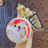 Lindo Pony de Dibujos Animados Polly Monedero Llavero Bolsa Accesorios Colgantes Pareja Llavero de Coche Colgante Pequeño Regalo